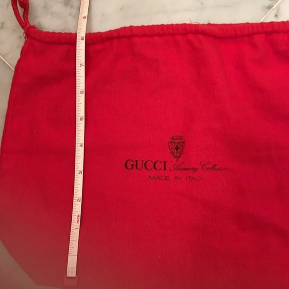 Gucci Authentic Vintage Red Dust Cover Bag - Picture 8 of 9